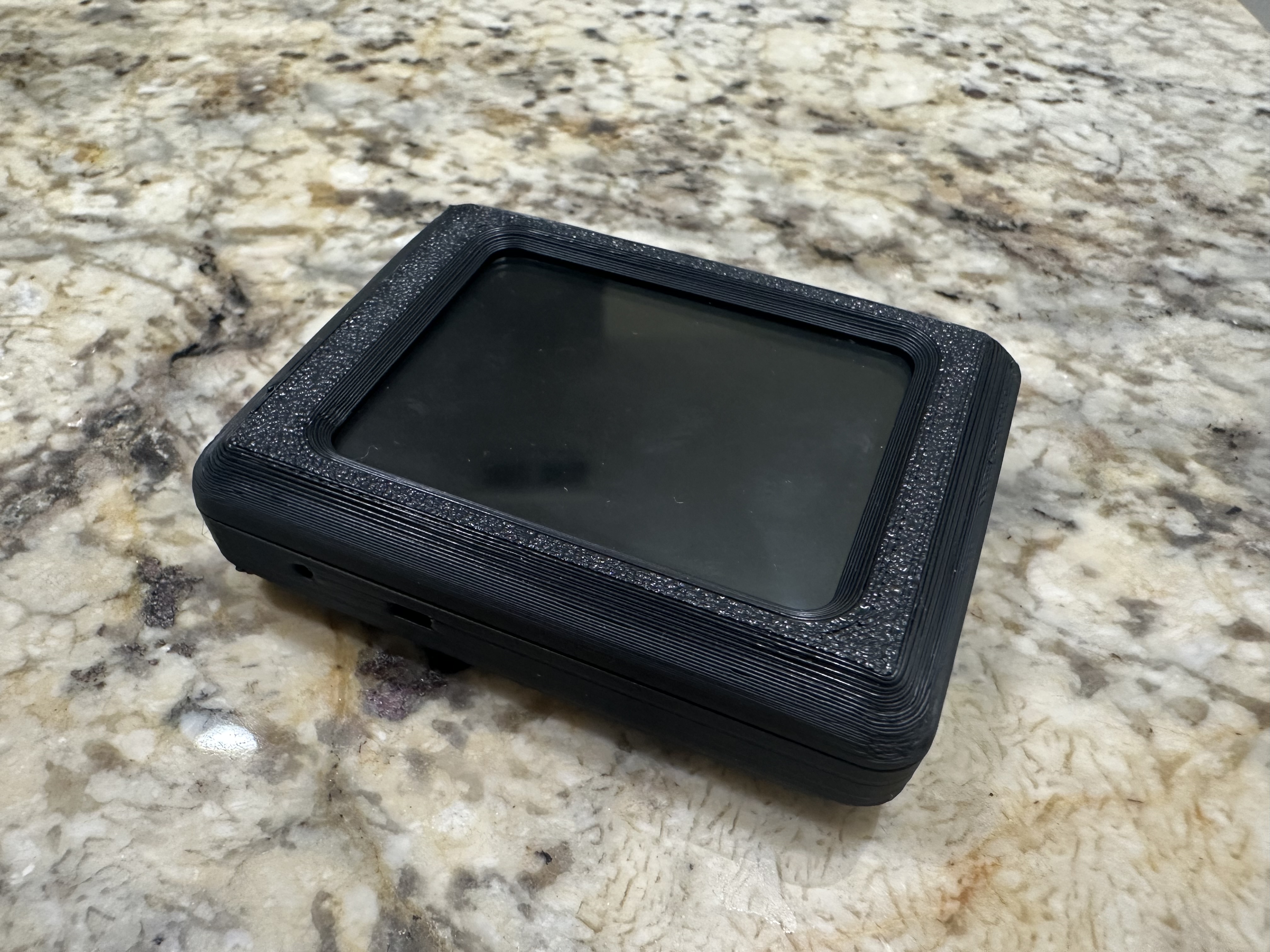 PAJR prototype on a stone work surface